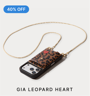 40% off Gia Leopard heart