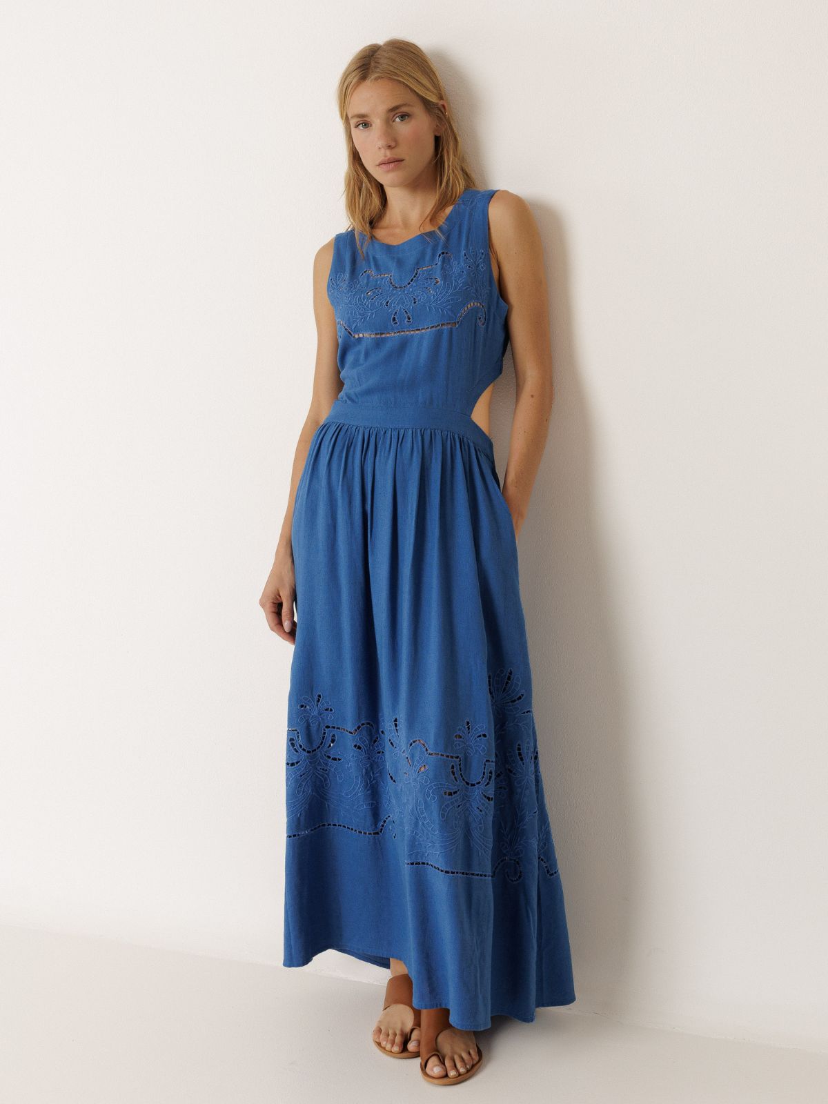 Open Back Dress - Blue INDI & COLD  Regular price£264.00