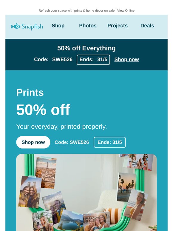 May Mayhem continues: 50% off everything
