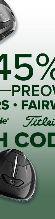 Up To 45% Off Preowned Drivers, Fairways & Hybrids From Top Brands Titleist With Code: GREEN