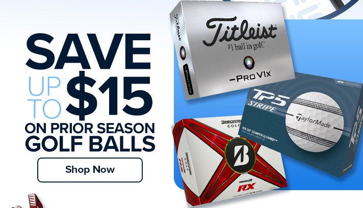 Save up to $15 on Prior Season Golf Balls