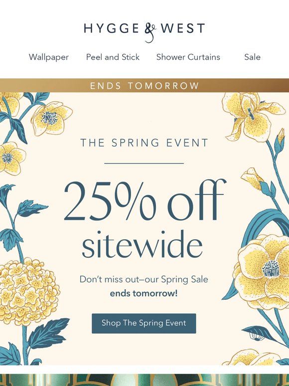 Sale extended! Two more days to save 25% sitewide
