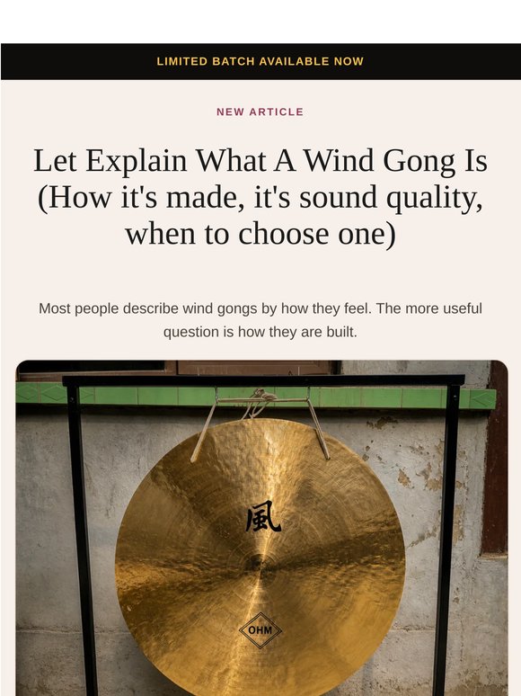 What's a Wind Gong?