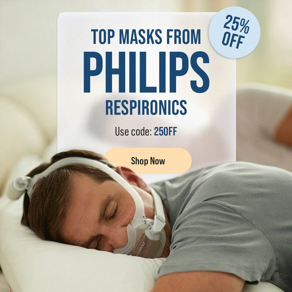 Top Masks From Philips Respironics | 25% off with code: 25OFF | Shop Now