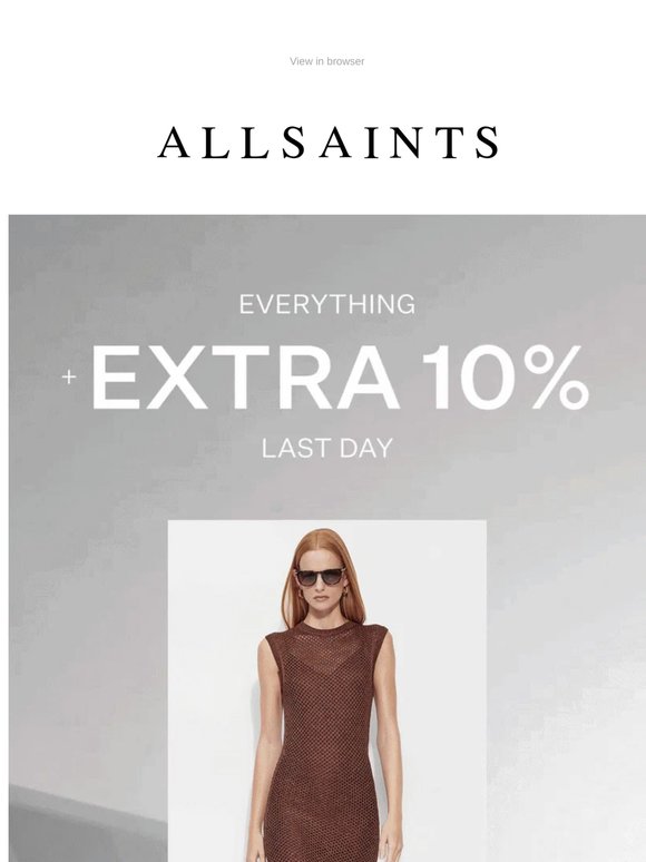 Last Day: Up To 30% Off + Extra 10%