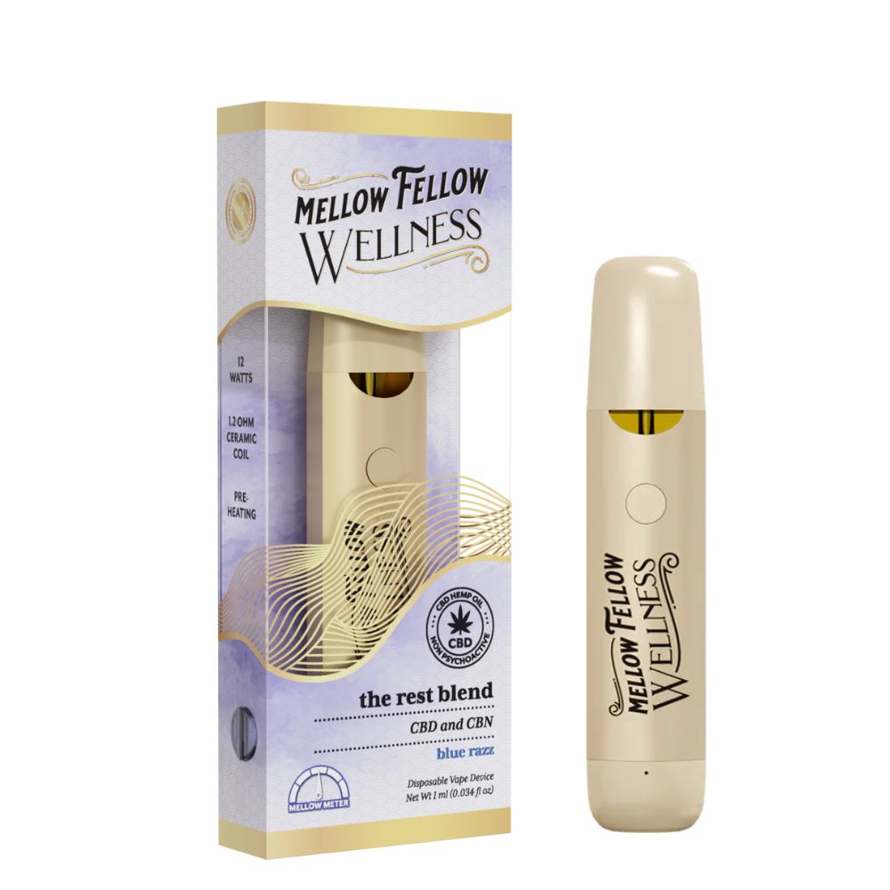 Image of Mellow Fellow Wellness CBD Disposable - Rest Blend 1 Gram