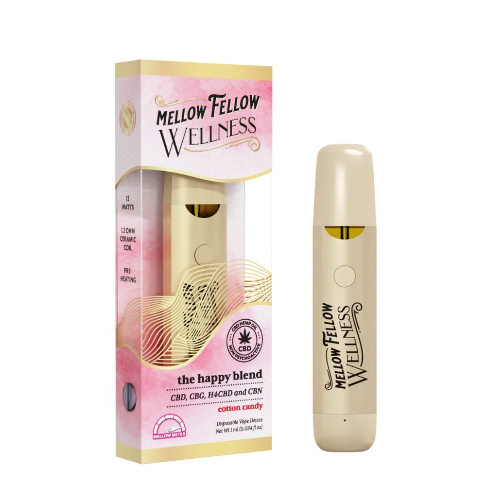 Image of Mellow Fellow Wellness CBD Disposable – Happy Blend 1 Gram