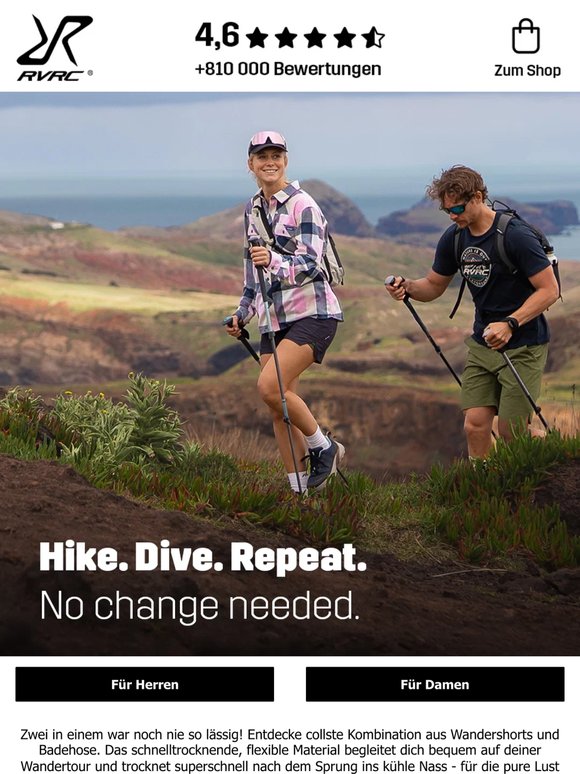 Hike & Dive Shorts🩳💦