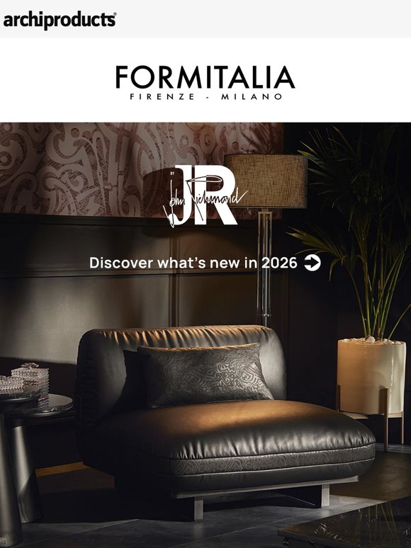 JR Home by John Richmond: fashion and architecture for interiors by Formitalia