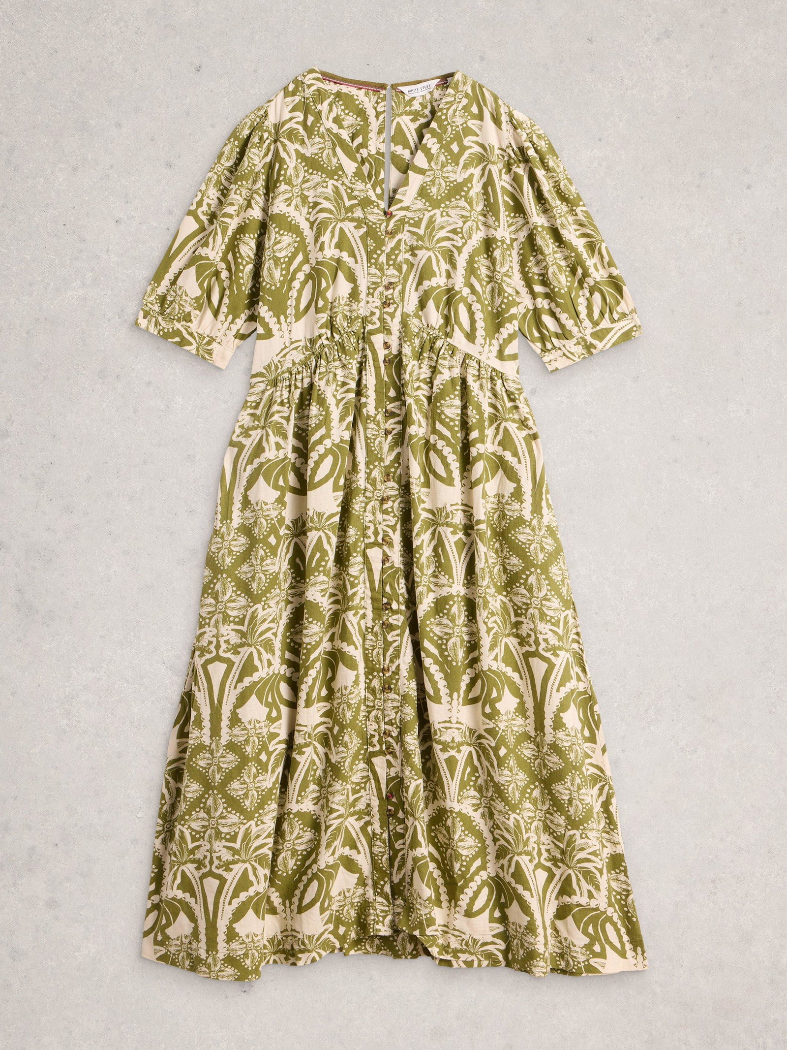Shop Fern Linen Blend Dress