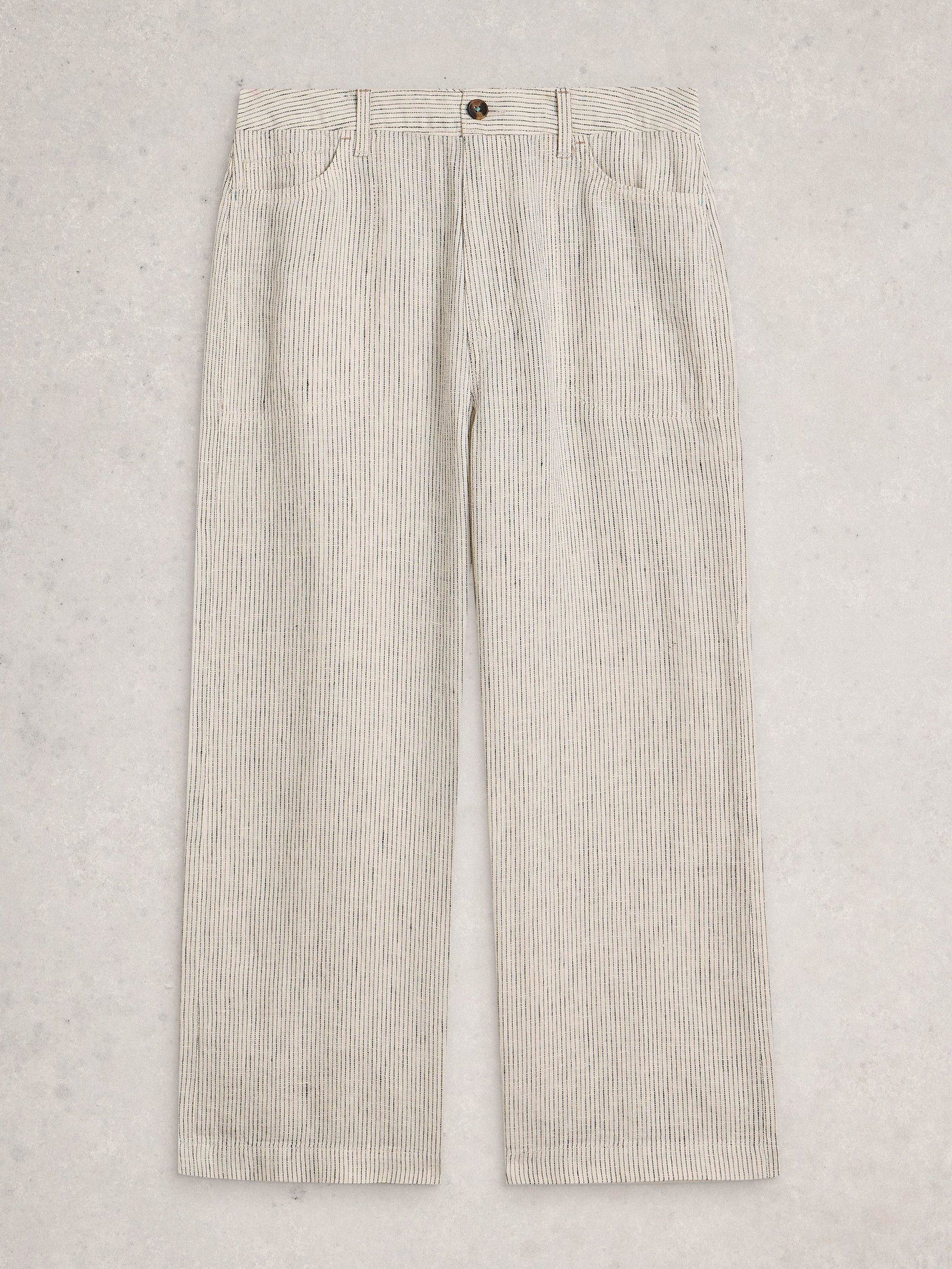 Shop Tia Linen Wide Leg Crop