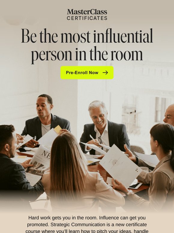 NEW: Proof you can influence any room