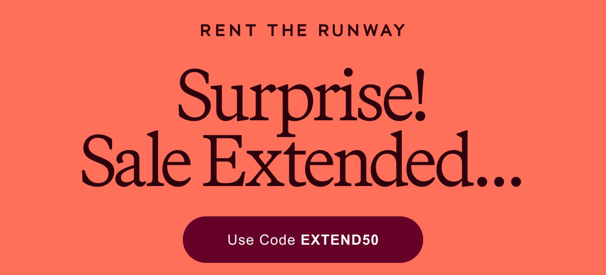 Surprise! Sale Extended...