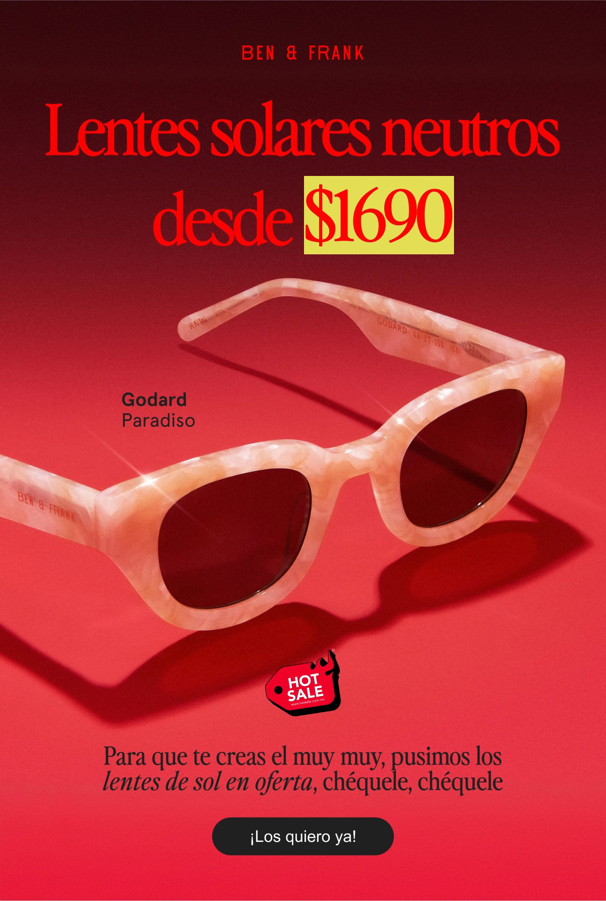 Lentes solares desde $1690