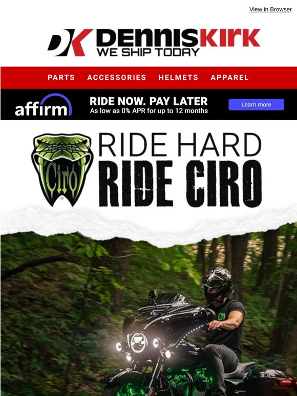 Built to Handle Real Roads - Upgrade your Harley with Ciro
