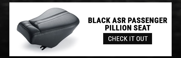 Black ASR Passenger Pillion Seat