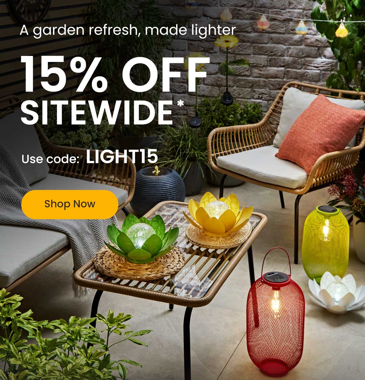 15% off sitewide | use code: LIGHT15