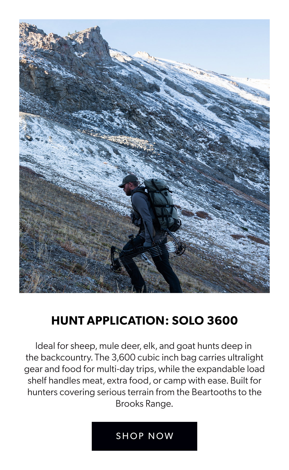 Hunt Application: Solo 3600