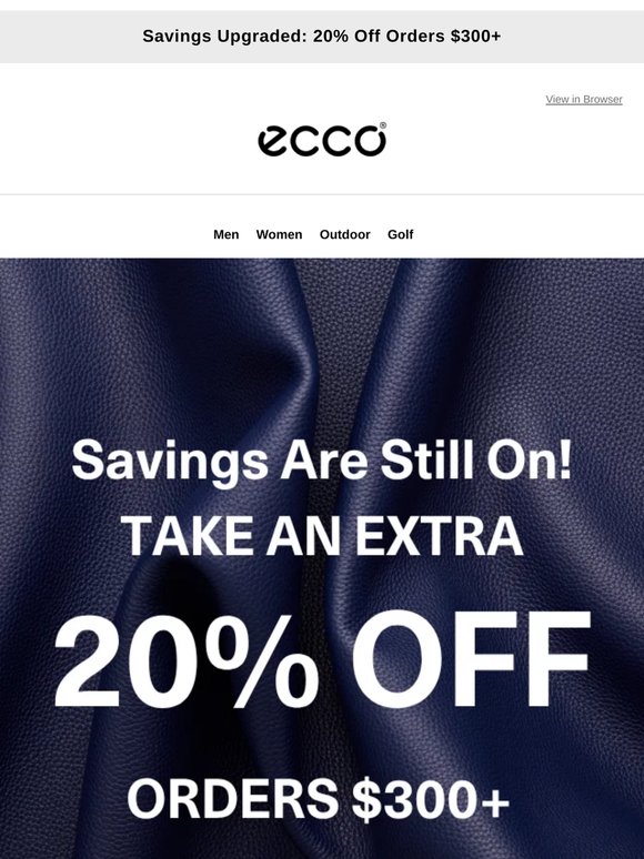 Save 20% On Orders $300+!