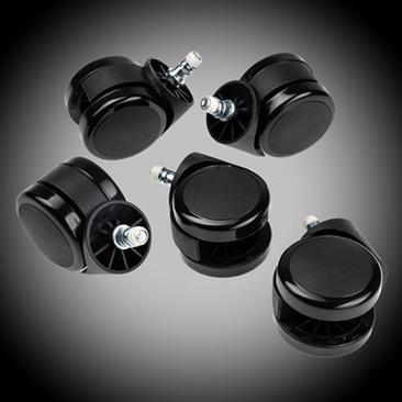 noblechairs Hartbodenrollen V2 - 60 mm mit autom. Feststellfunktion