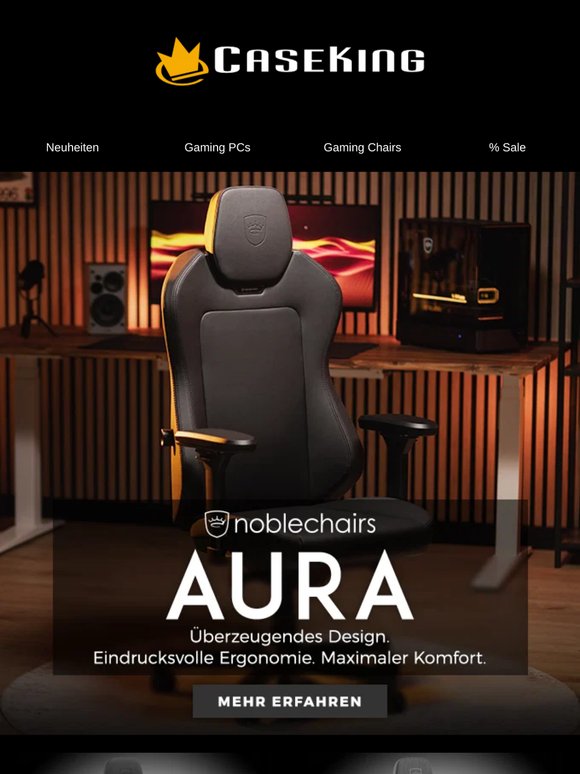 👑 Mehr Komfort. Mehr Luxus. – Entdecke den neuen noblechairs AURA!