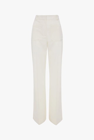 Alina Trouser In Ivory
