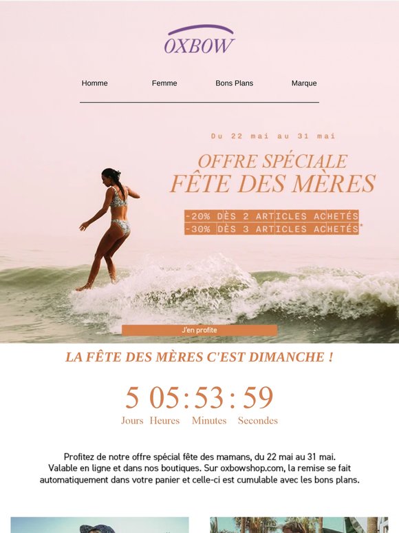 Plus que quelques jours pour profitez de notre offre pour la fête des mères !