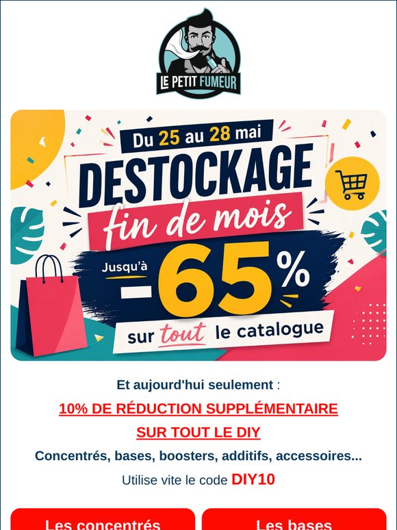 😱 10% bonus sur TOUT le DIY aujourd'hui seulement !