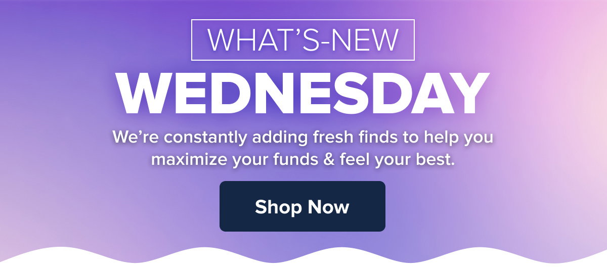 WHAT'S-NEW WEDNESDAY