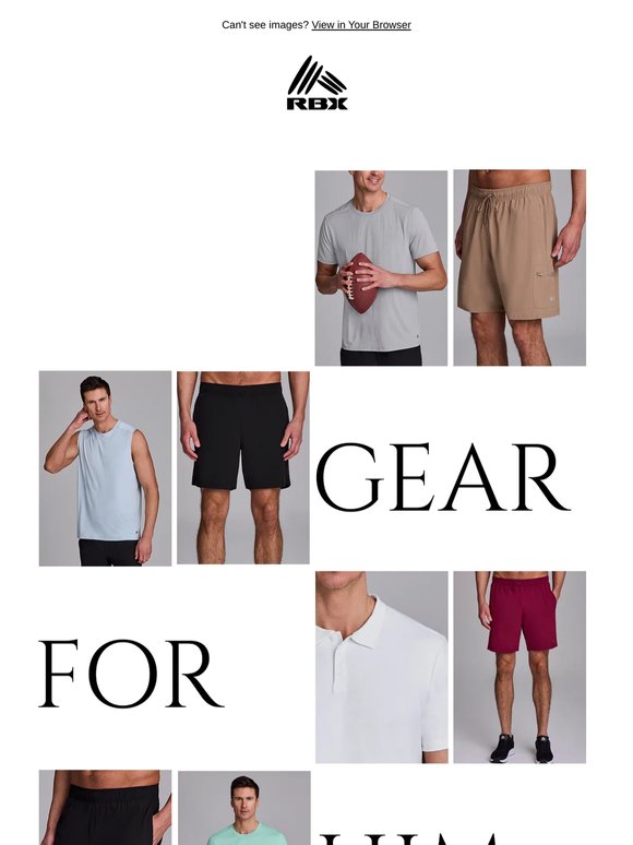 New In: Gear For Him