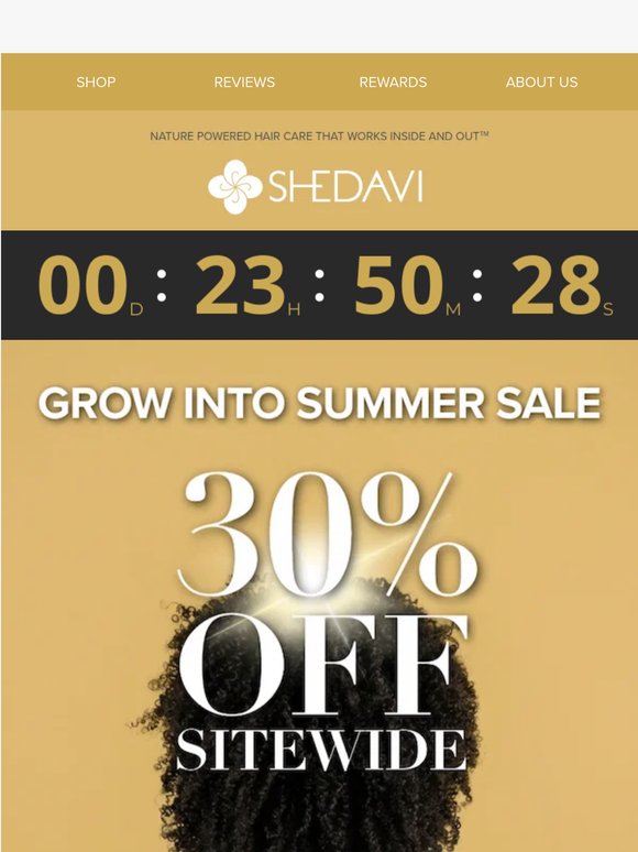 ☀️ Last Chance for 30% OFF? ⏳