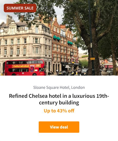 Refined Chelsea hotel in a luxurious 19th-century building