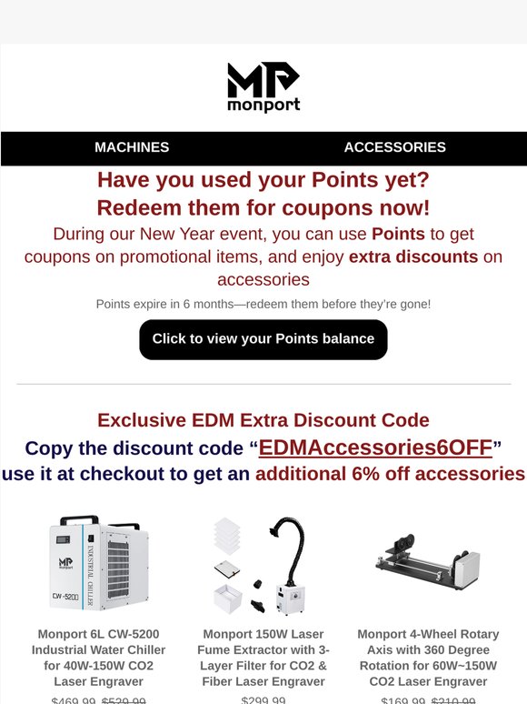 🎁 Redeem Your Points & Unlock Exclusive Savings!