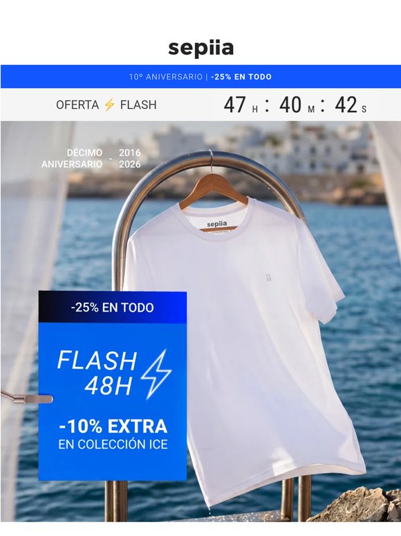 25% + 10% EXTRA en colección ICE