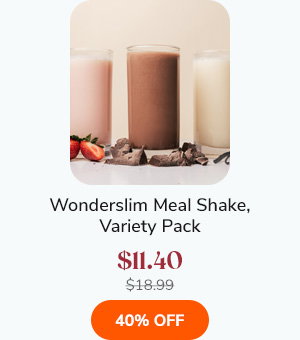 Wonderslim Meal Shake Variety Pack $11.40