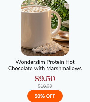 Wonderslim Protein Hot Chocolate with Marshmallows $9.50