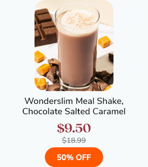 Wonderslim Meal Shake Chocolate Salted Caramel $9.50