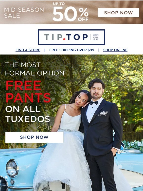 The Tuxedo Shop — Big Moments Deserve Great Style