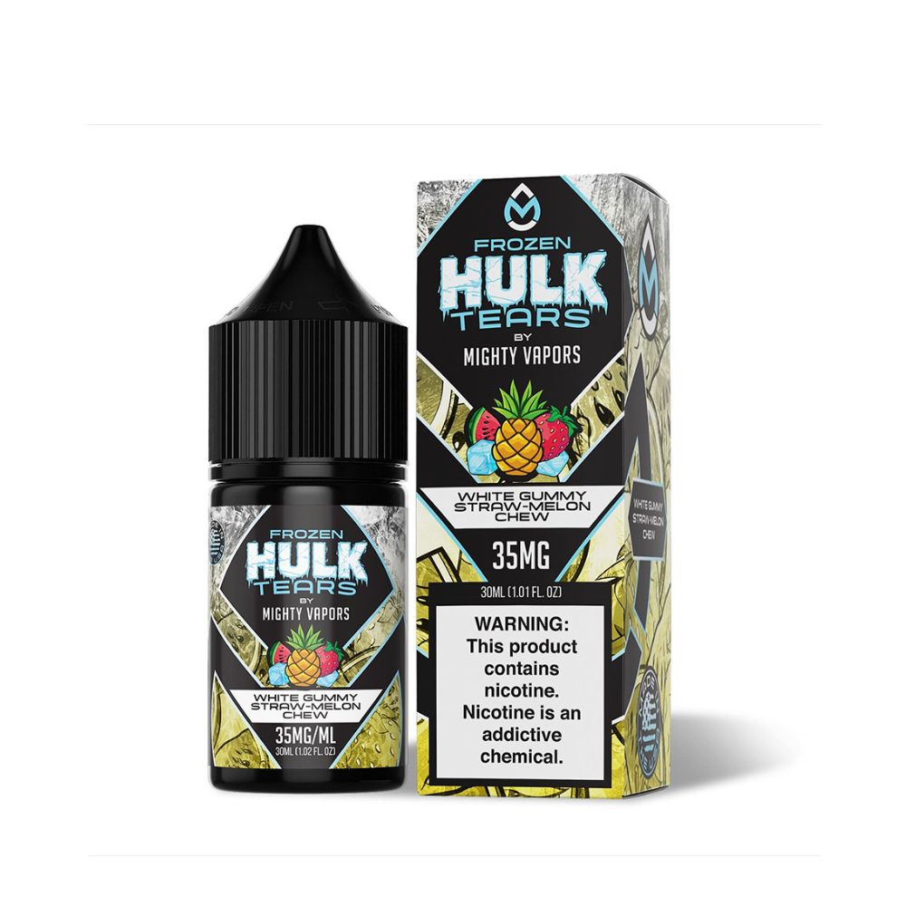 Image of Frozen White Gummy Straw Melon Chew by Mighty Vapors 30ml - 50mg