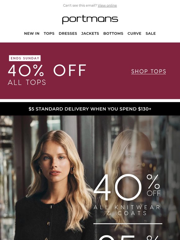 40% | Your Luxe Layers Have Arrived