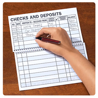306558 Large Print Check Register