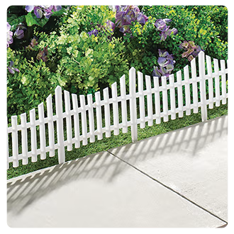 366635 Flexible Fence Edging, Set of 4