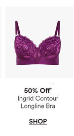 Ingrid Contour Longline Bra