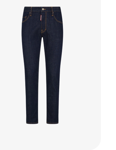 Dsquared2 Dark Rinse Wash Cool Guy Blue Jeans in Navy