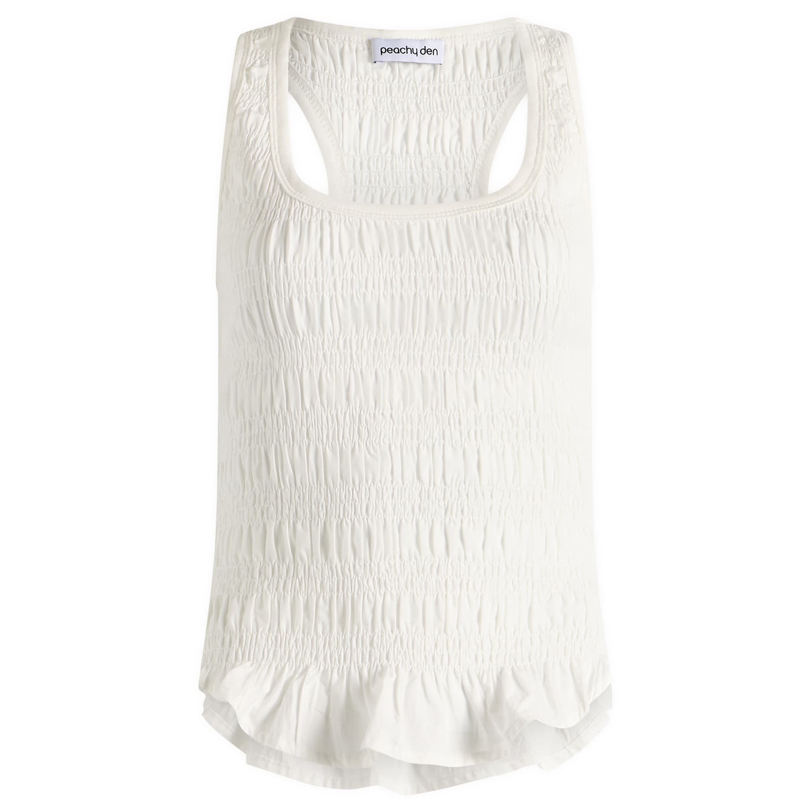 Peachy Den Deba Shirred Tank