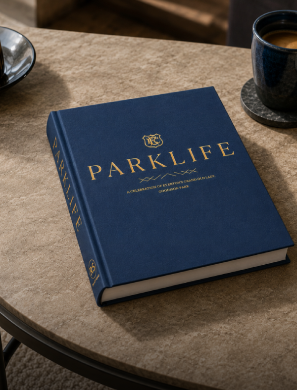 Parklife Book on a coffee table