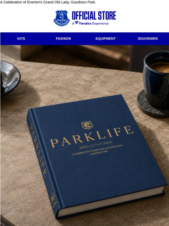 Everton Parklife - Photographic Coffee Table Book