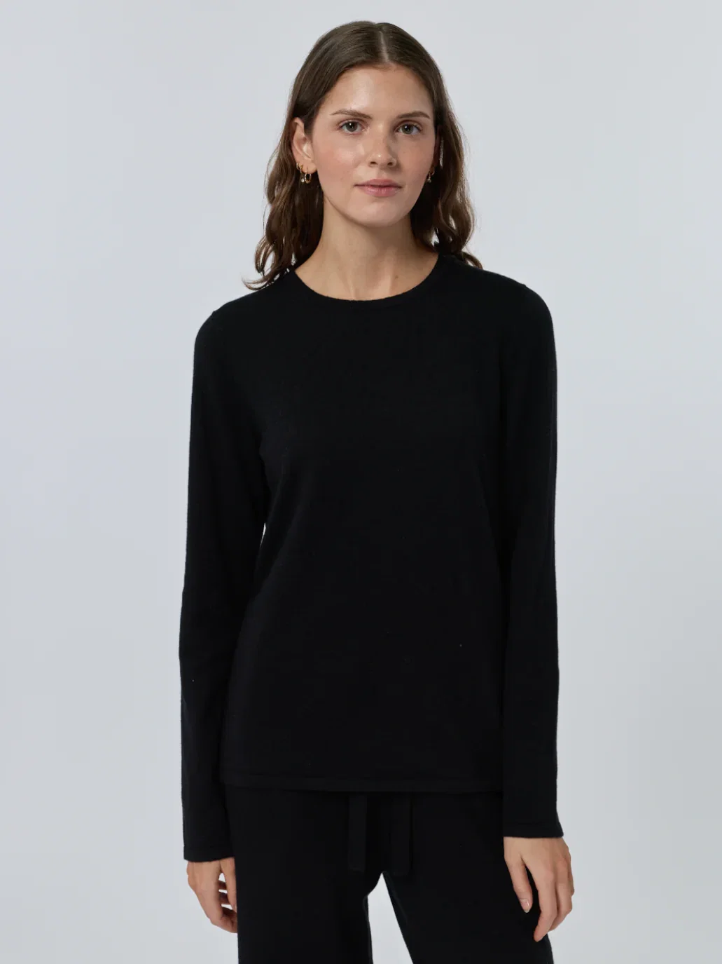 Image of Sans Stitching Silk Cashmere Crewneck