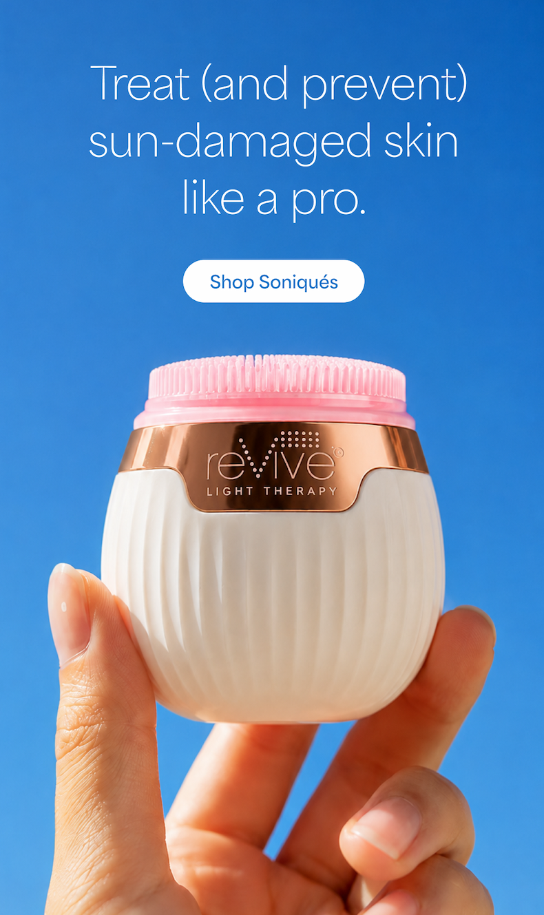 Treat (and prevent) sun-damaged skin like a pro. Shop Soniqués now