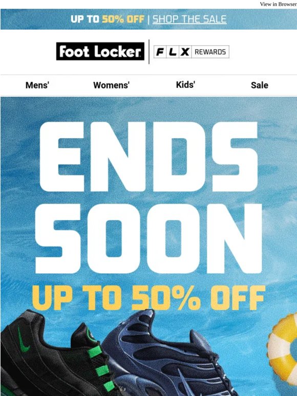 ACT NOW! Up to 50% off top styles ends today!